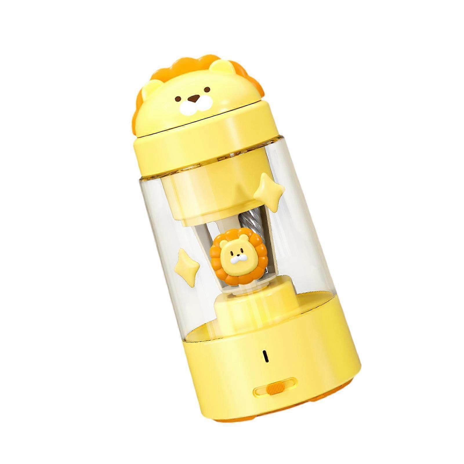 Pencil Sharpener Portable Training Tools for 6mm-8mm Wooden Pencils, Half Car Lion Design, Compact and Lightweight