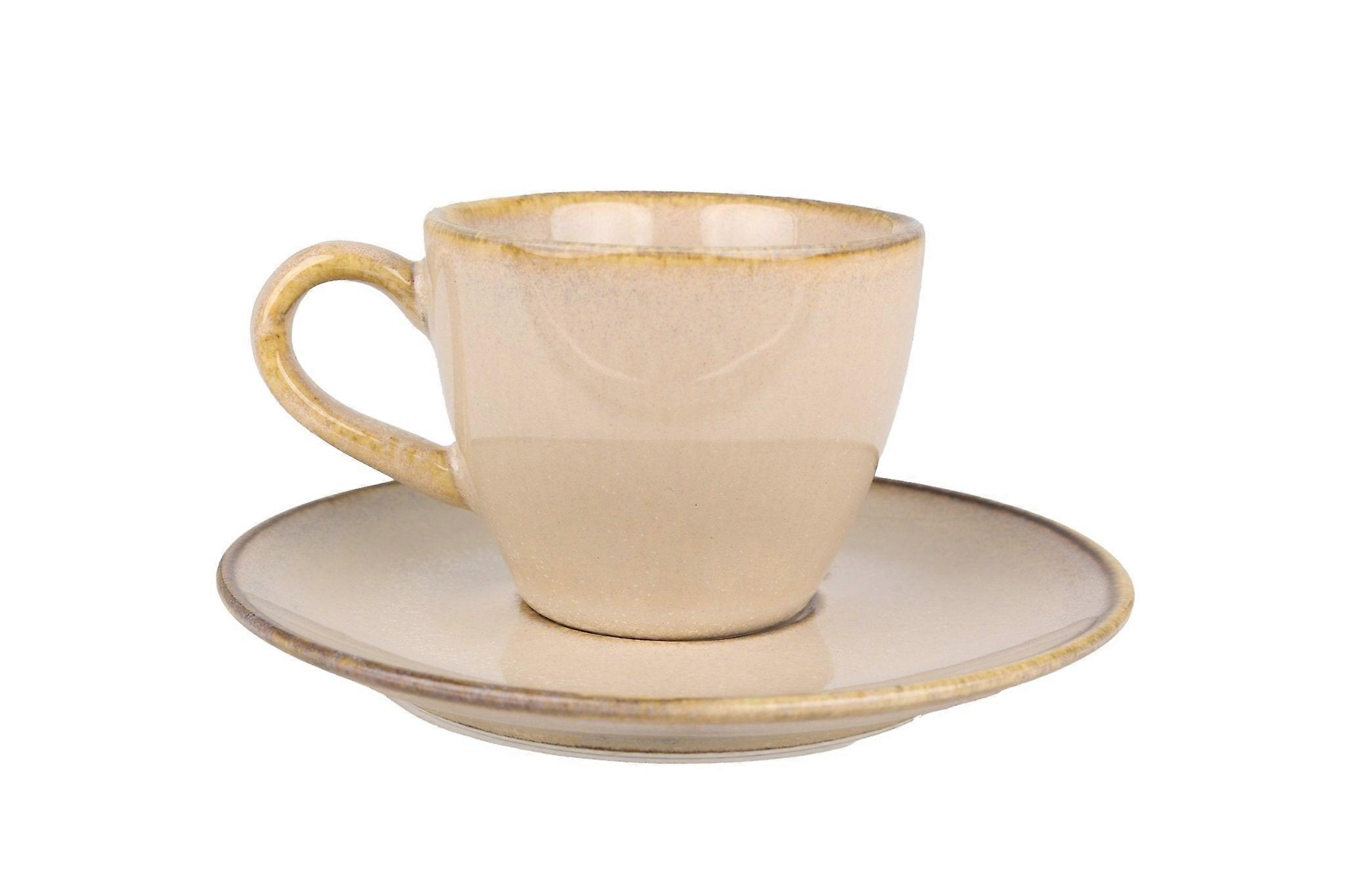 Bonna Sand Hygge - Espresso cups and saucer - 80.0 cc - Porcelain - 6er set