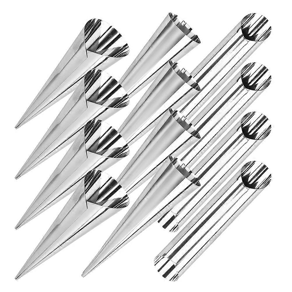 Tube Molds Baking Tools Cannoli Forms Pancake 12Pcs Easy to Clean