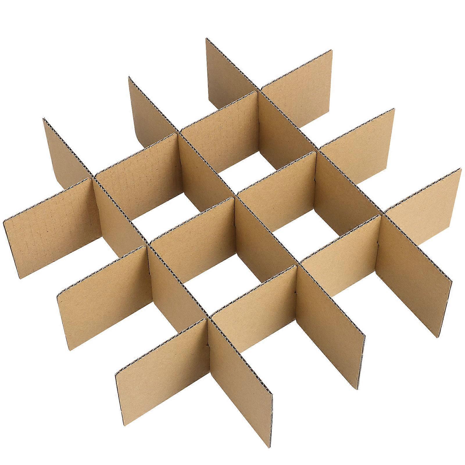 Box Dividers For Dishes For Moving Cardboard Moving Boxes 13.2×13.2×0.1in 1 Set