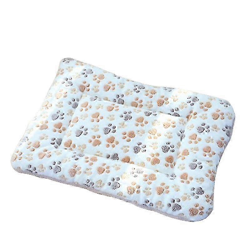 Cozy Cat Nest Bed Mat - Soft Fabric Pet Mat 35x29cm, White - Ideal for Cats & Small Pets Up to 55kg