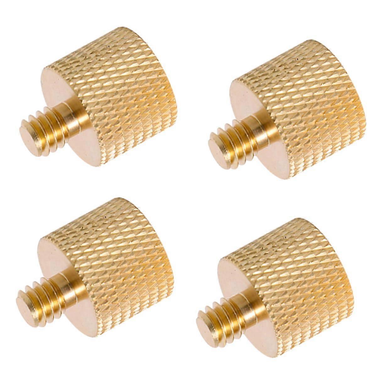Slotted Screw Tripod Adapter Plug Converter Tripod Thread Reducer Pack of 4