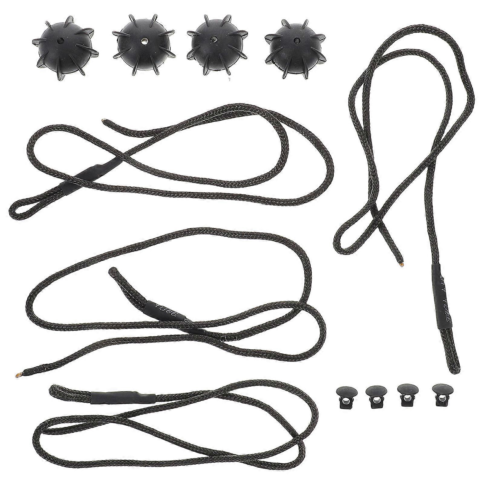 Tray For Strings Rear Shelf String Car Storage Accessories Black 57.00X3.00X2.50CM Trunk Organization 4Pcs