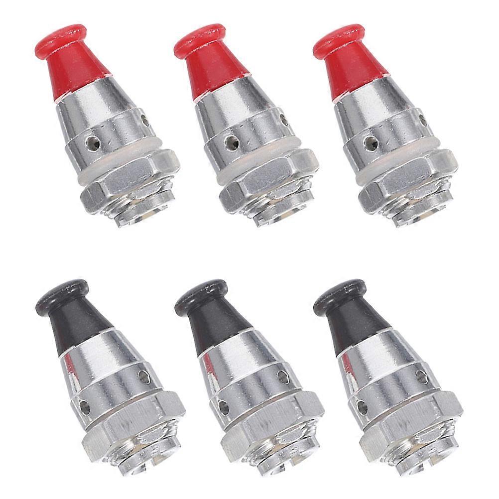 6pcs Aluminum Alloy Pressure Cooker Safety Valve & Pressure Plug Replacement Parts – Precision Engineered for Safe Cooking