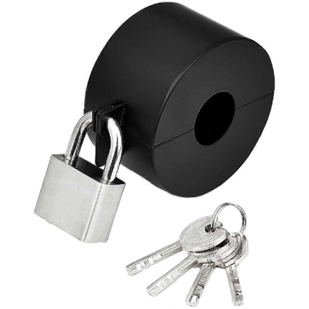 Door Handle Lock With Padlock Door Knob Lock Out Device For Disable Doorknob