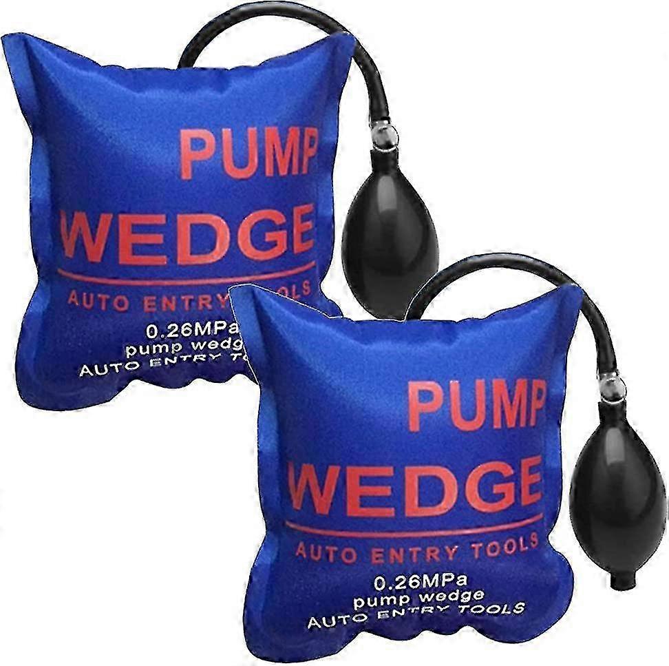 2Pcs Inflatable Air Wedge Pump DIY Cushion Hand Tool (Square)