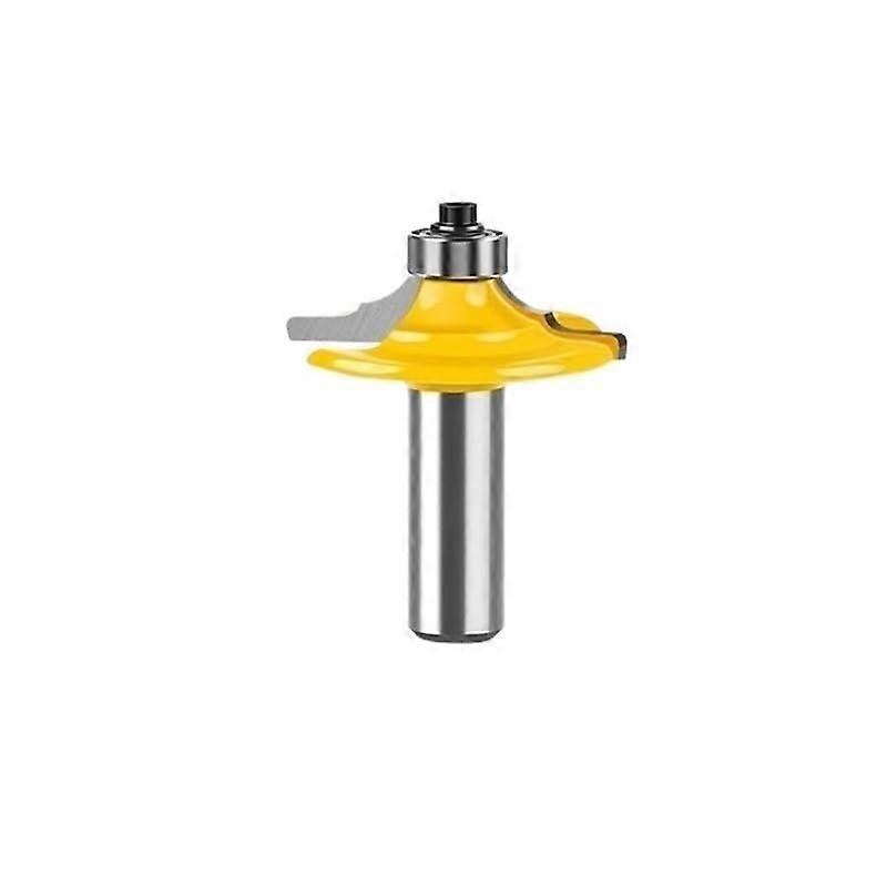 Router Bit Set 4-Piece, 8mm & 12mm Carving Bits, 1/2-Inch Shank Open-End For Drawer Fronts And Cabinet Doors