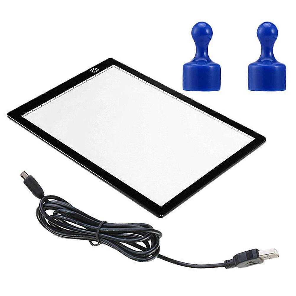 A4 LED Light Box Tracing Board for Drawing with Acrylic Surface White Color Design