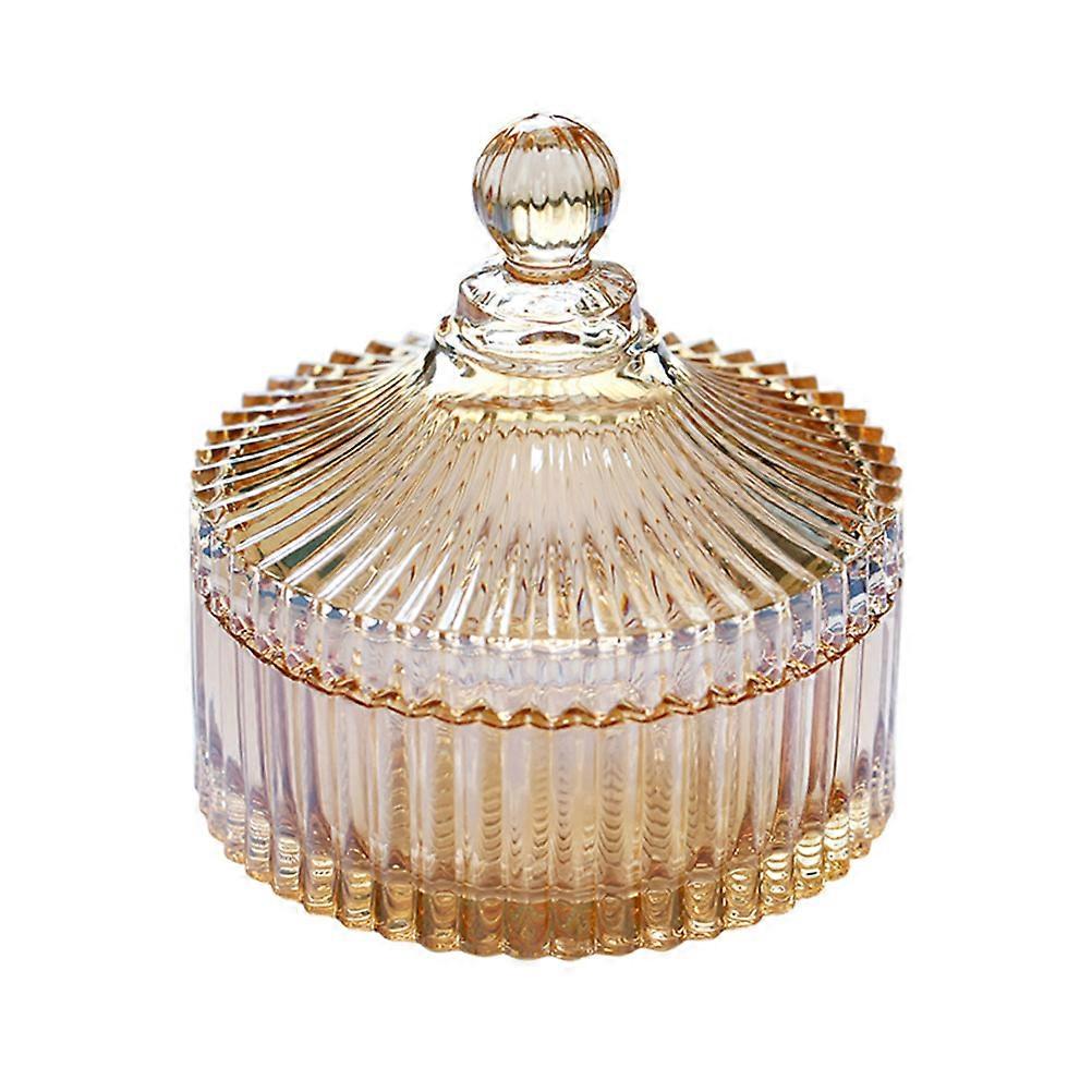 Candy Jar for Storage with Cover Perfect Size for Cookies and Snacks 4.5 inches diameter x 6.7 inches height