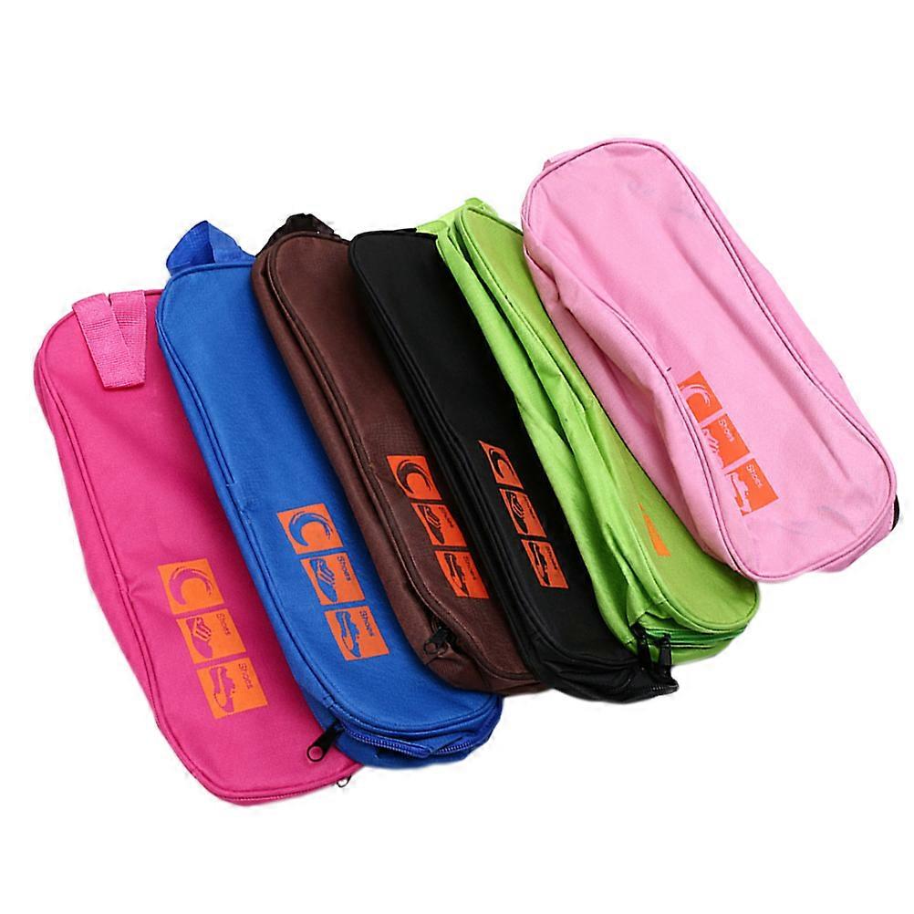Waterproof Shoes Organizer Daily Use Random Color Transparent Window Design 5Pcs 33x14x12cm