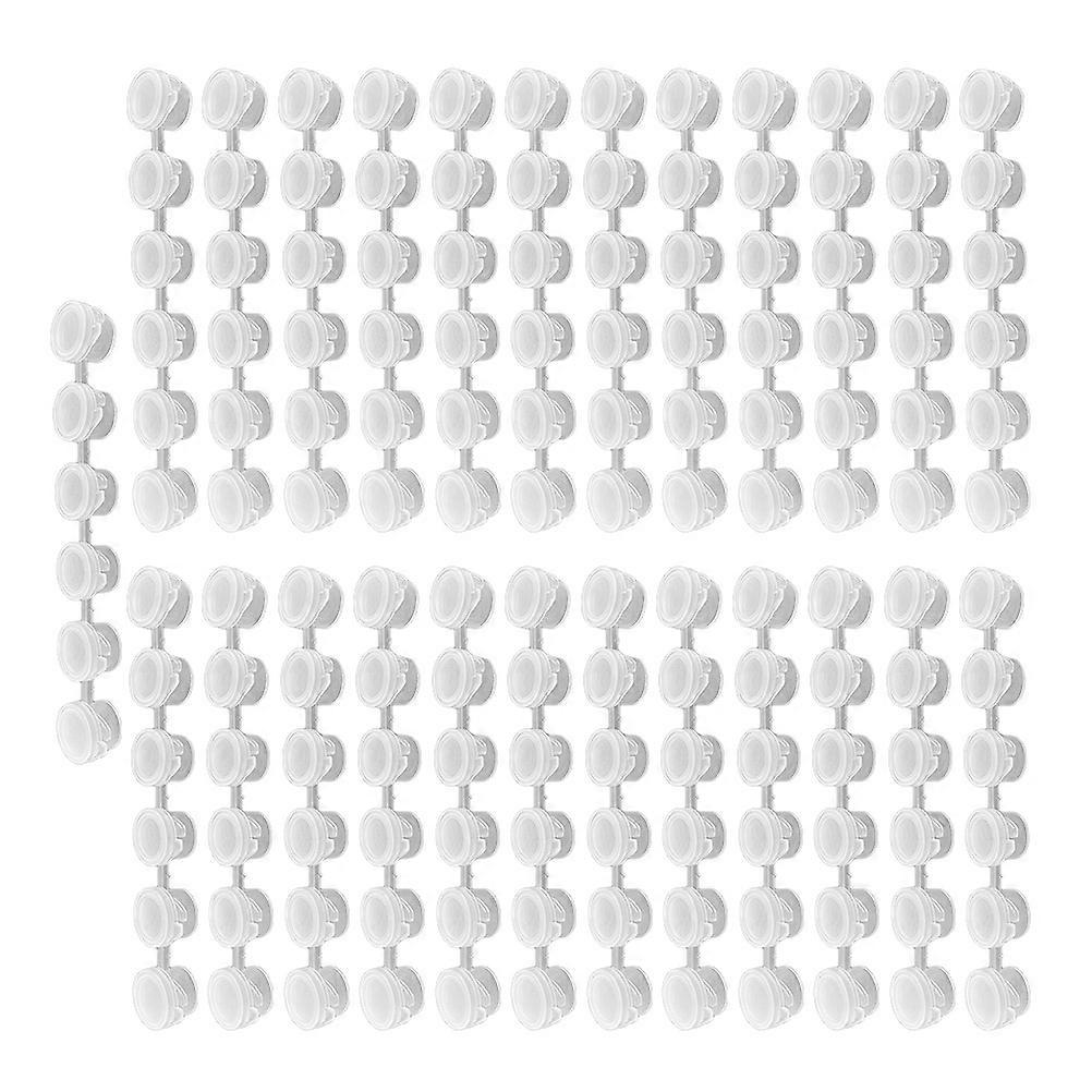 Portable Watercolor Paint Box for Storage 25 Pcs Plastic Transparent Easy to Clean and Store