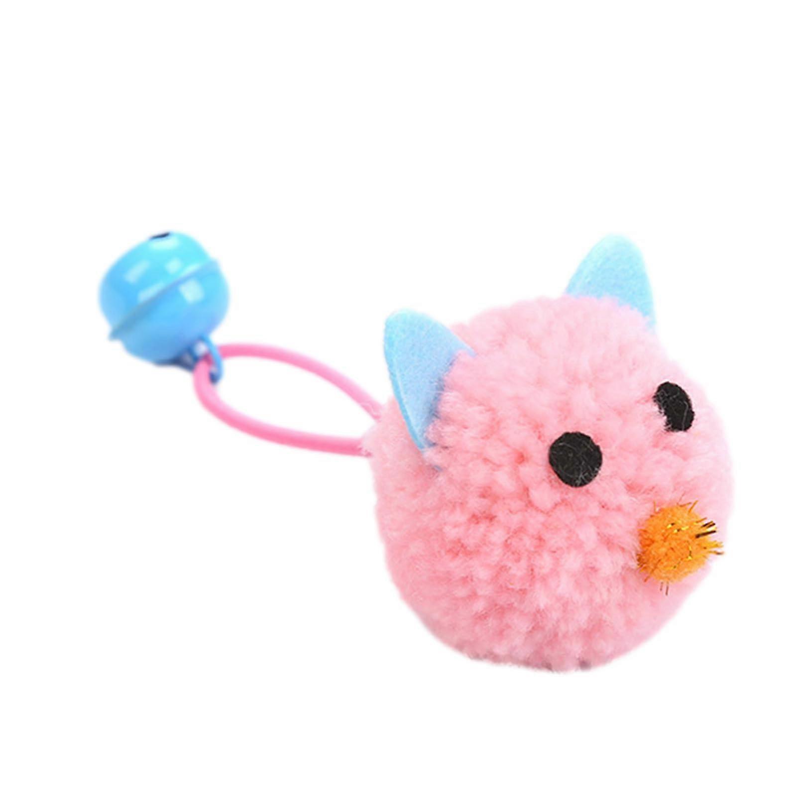 Cat Mouse Toy for Cats, Plush Interactive Mouse Toy with Bells, Indoor Exercise Toy for Kittens and Small Pets
