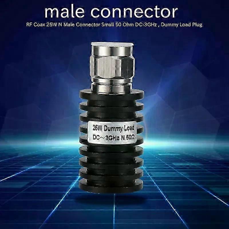 Tools RF Coax 25W N Male Connector Small 50 Ohm DC-3GHz   Dummy Load Plug