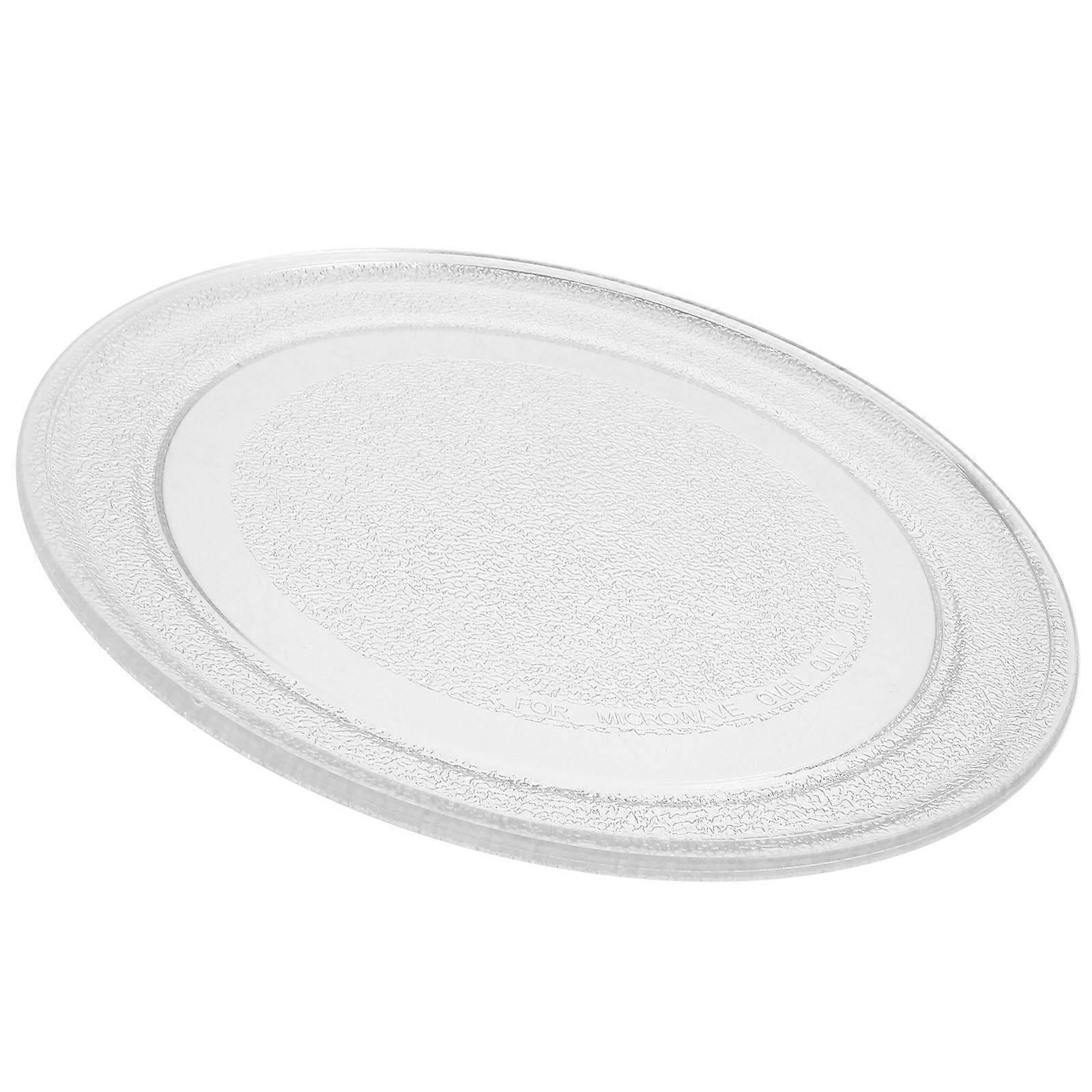 Microwave Accessories Glass Turntable Tray For Cooking 9.6×9.6×0.6in Easy to Clean Household Users 1Pcs
