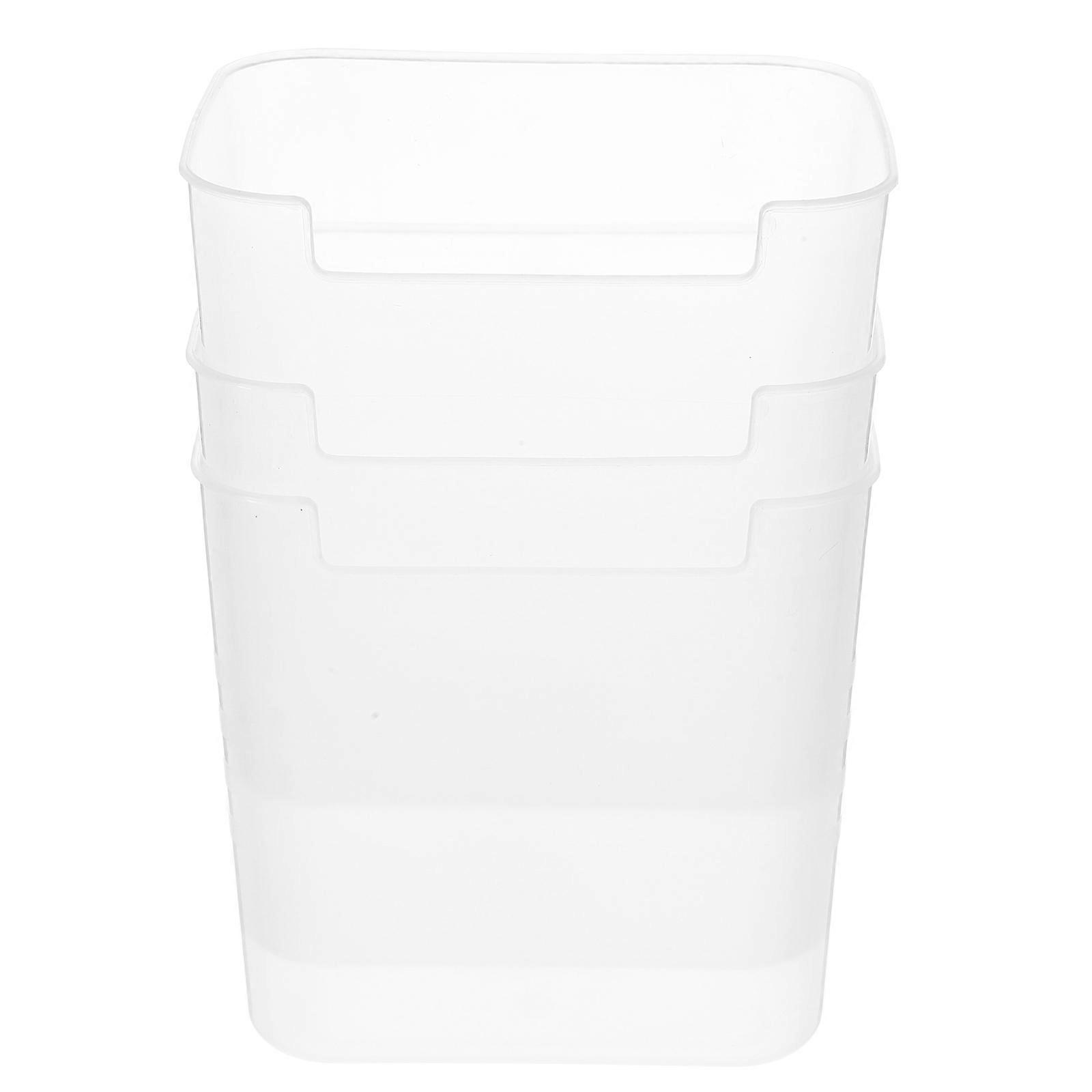 3pcs Clear Refrigerator Organizer for Side Door Storage Holder Pantry Multifunctional Storage Box