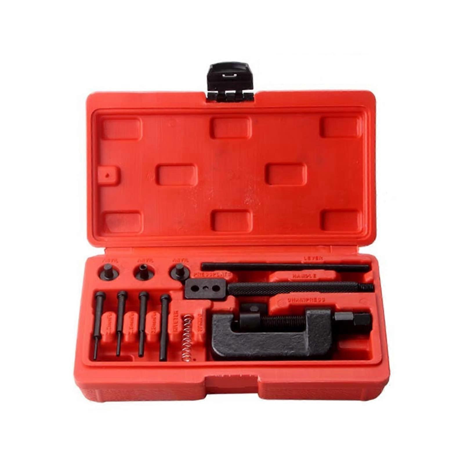 Portable Bike Chain Breaker Tool for Installing and Removing Chains, Multi-Function, Durable Design, Compatible with Most Bikes
