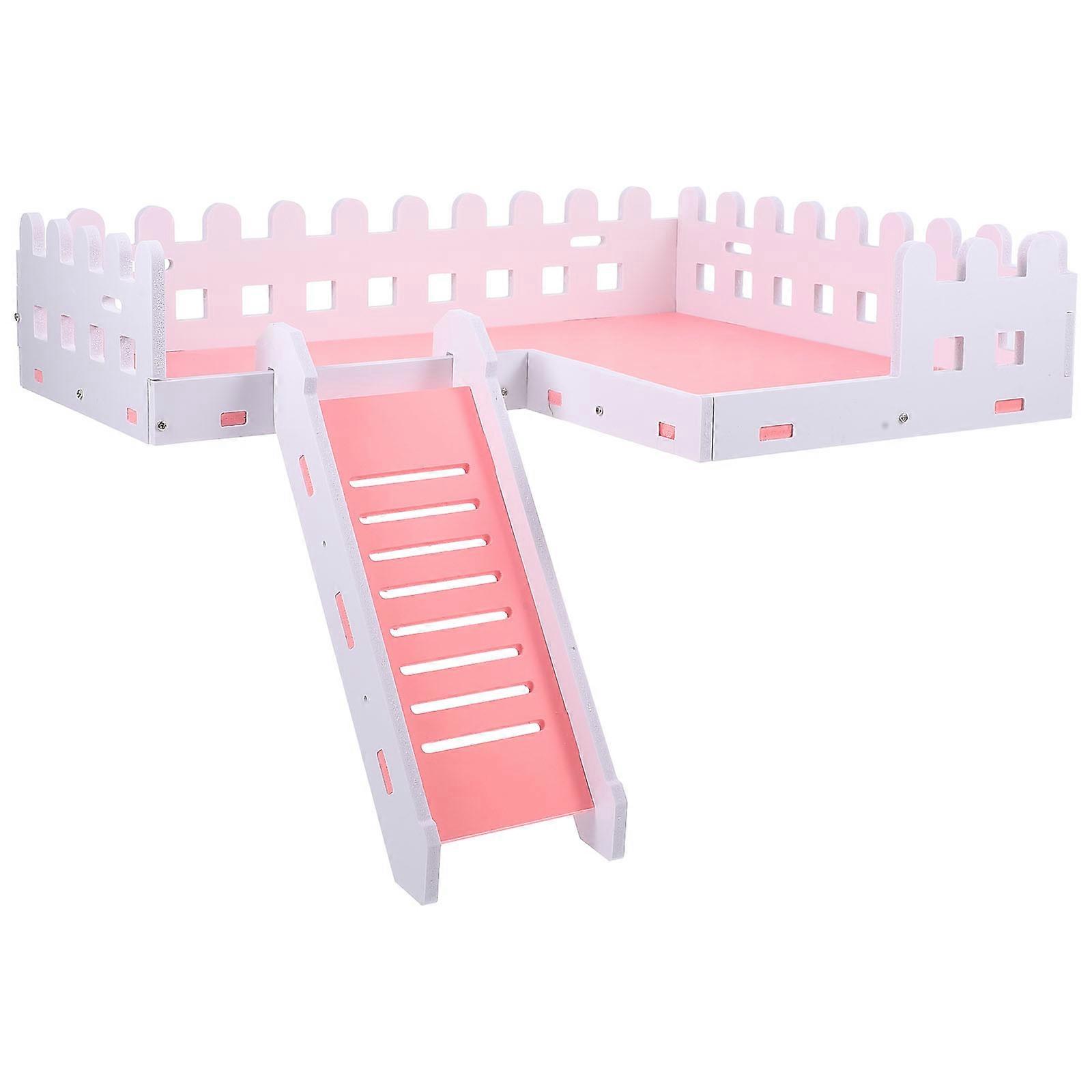 Climbing Hamster Platform For Gerbils Indoor Play Comfortable PVC Material 1 Set