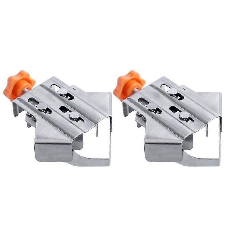 Corner Clamp, Adjustable 90-Degree Stainless Steel Angle Clamp, Positioning Square for Woodworking and Welding DIY Frames (2pcs)