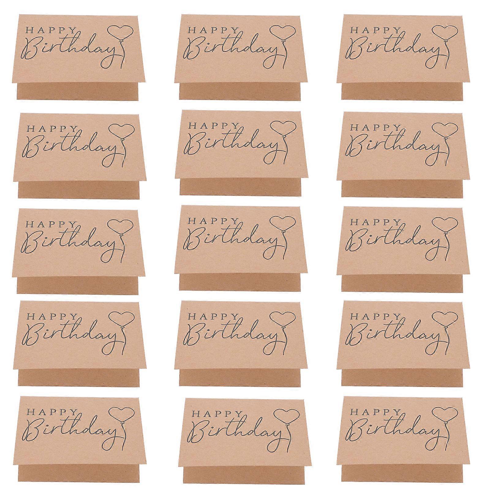 Elegant Birthday Blessing Cards 20Pcs Set Crafted From Paper Material Suitable For Various Birthday Occasions And Celebrations