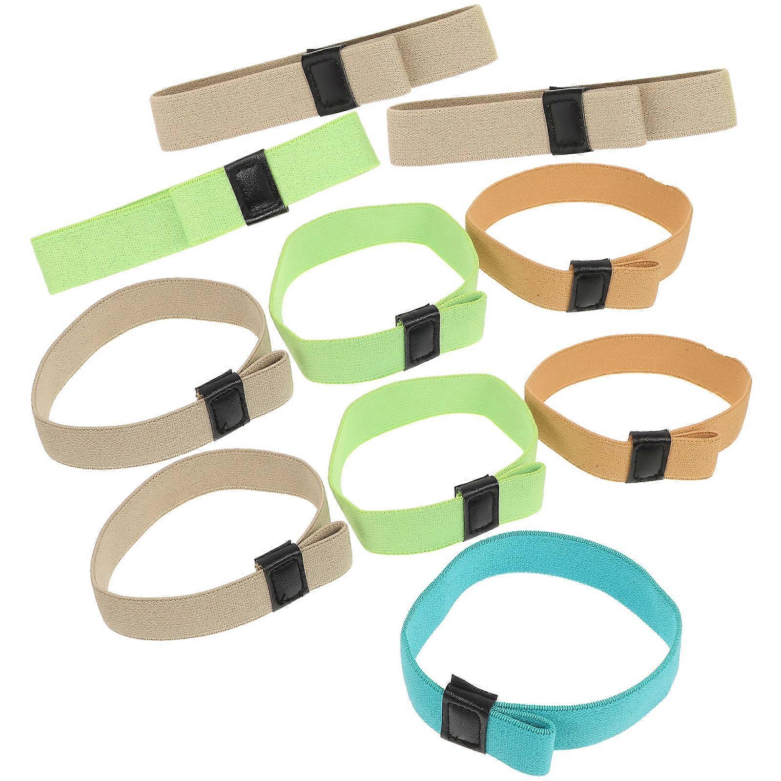 10pcs Colorful Elastic Straps for Lunch Containers Reusable Bento Accessories for Easy Closure and Secure Carry