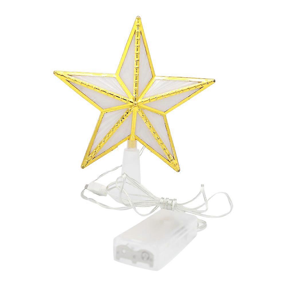 Lightweight Star Tree Topper 1Pcs Xmas Decor Suitable For Home And Party Decorations Star-shaped Structure With Certified Technology