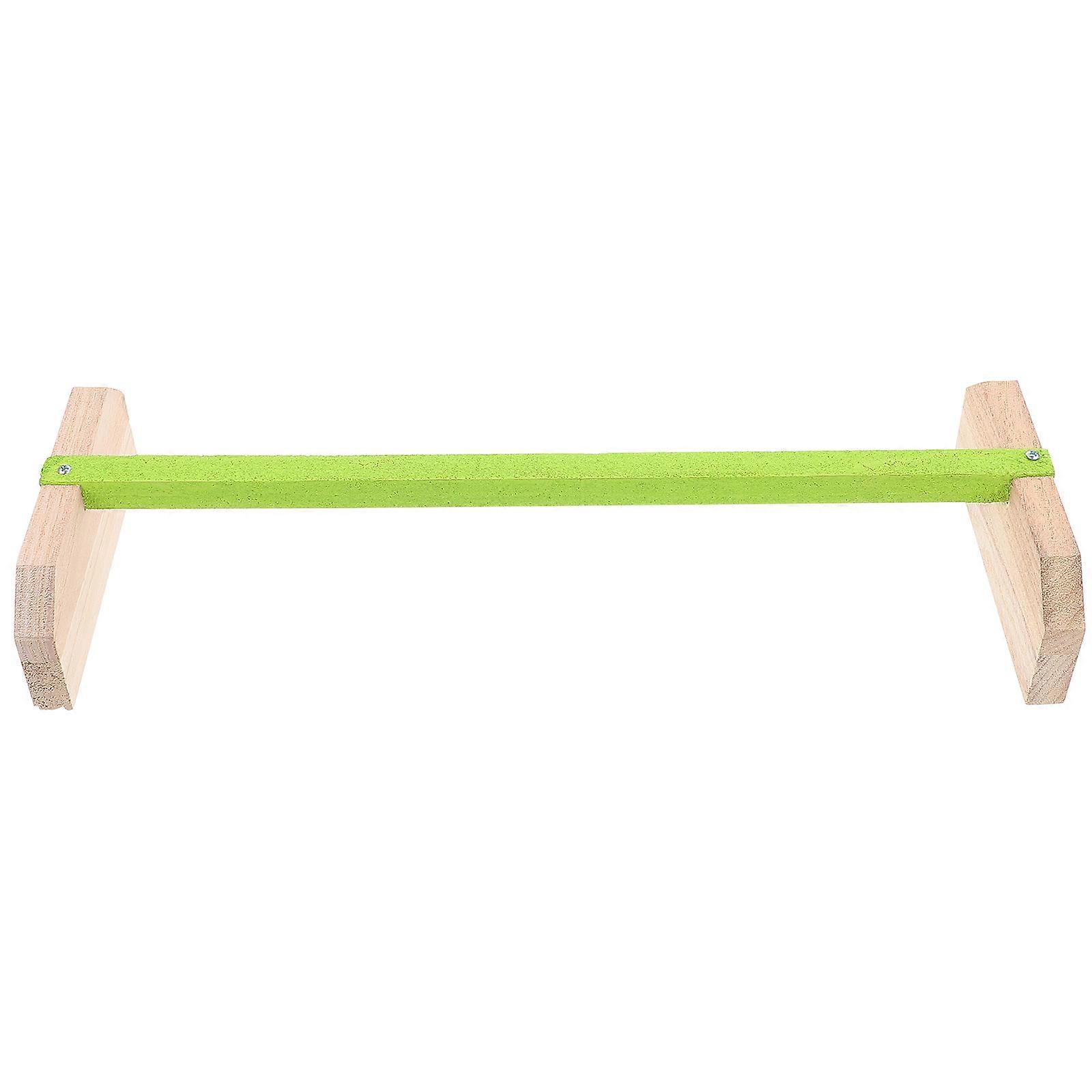 Birds Rest Stand Chicken Perch Hen Wooden Standing Frame Indoor Use 40X14.3X6.3CM Resting 1Pcs