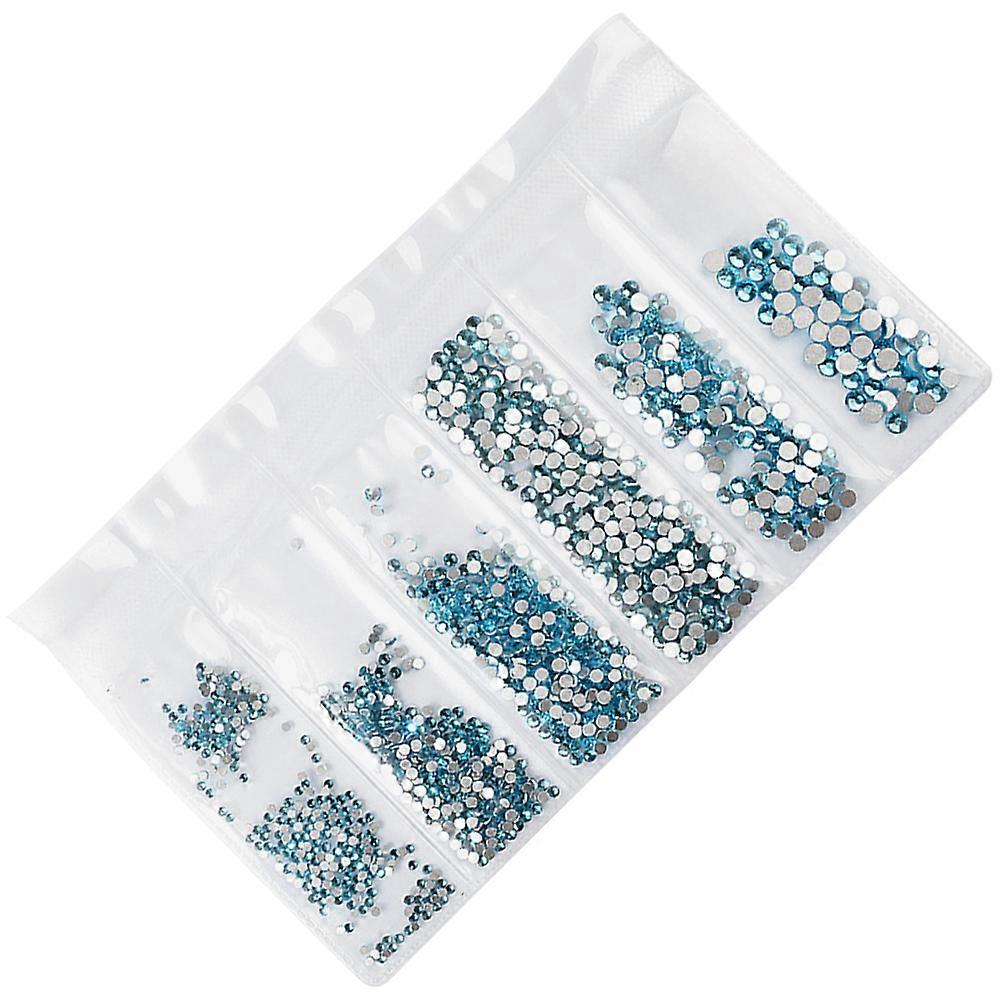 Sky-Blue Nail Art Supplies 14.5x8.5cm DIY Manicures Nail Decoration Fashion 1364Pcs