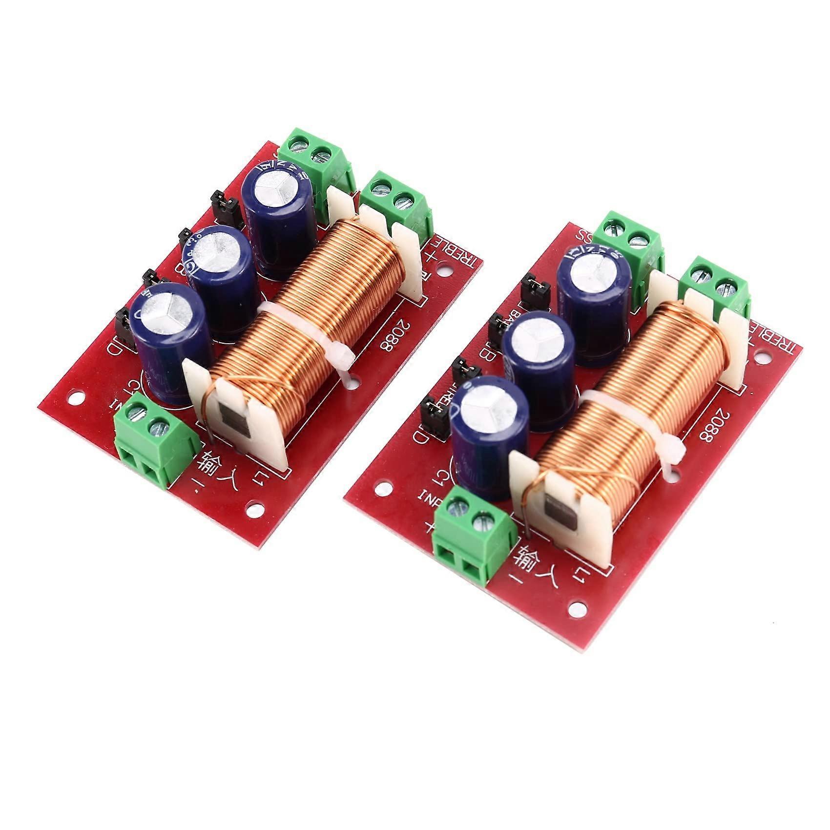 Beada YLY2088 Audio Frequency Divider 400W Adjustable 2Way Crossover Filter Full Range Treble Bass Frequency Divider