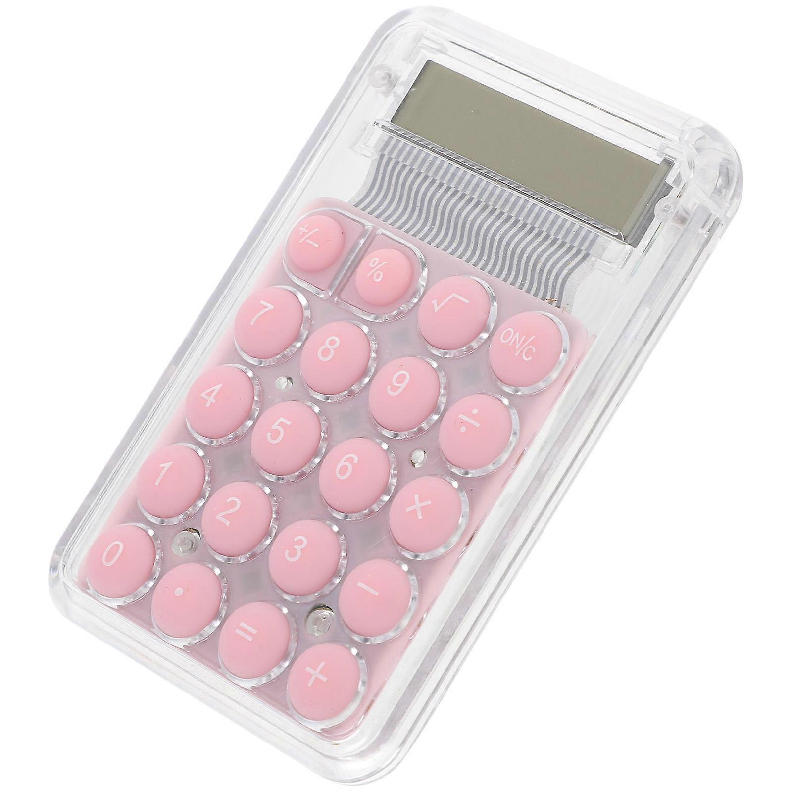 Worgeous 1 Set Pocket Calculator Mini Handheld Portable for Students