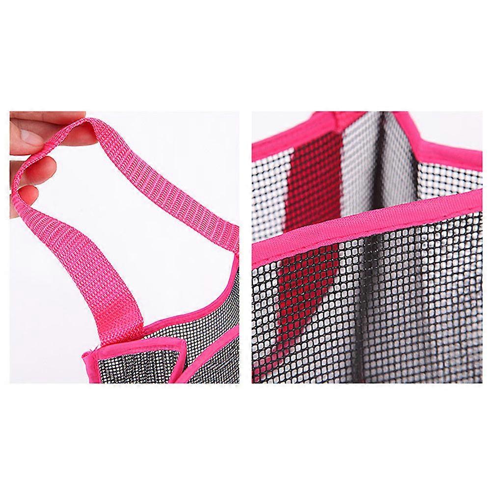 Mesh Hanging Storage Organizer for Kitchen Organization Rosy Storage Solution Long-term Use 1Pack