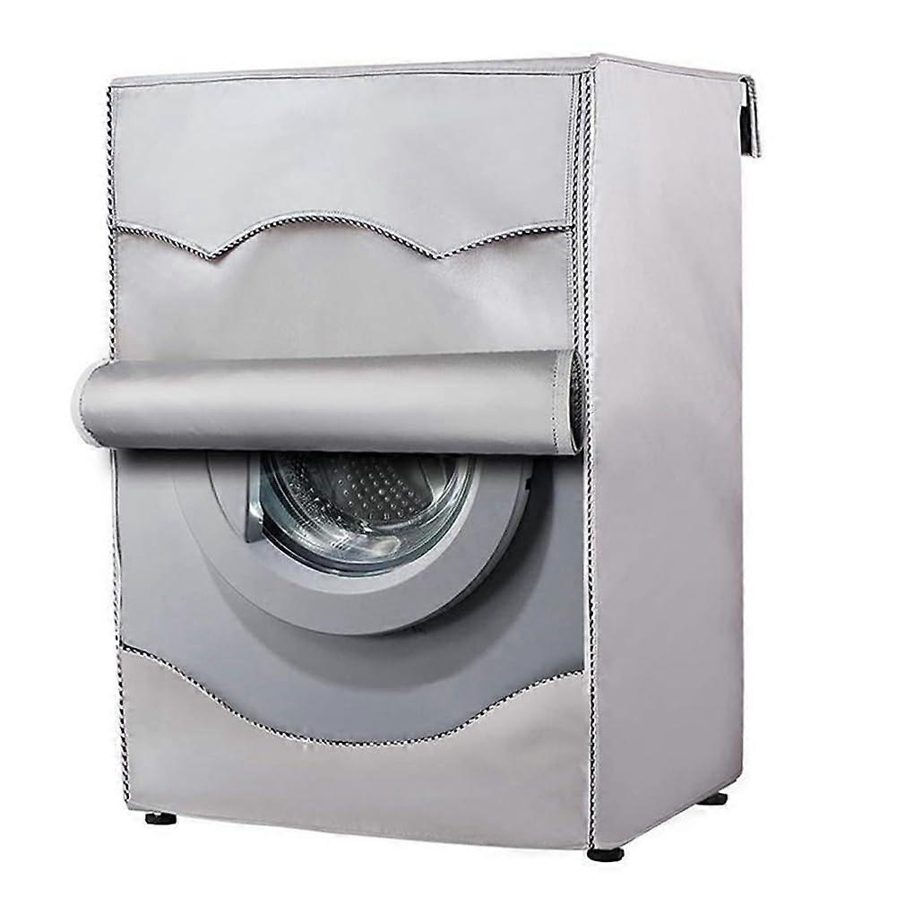 Front Loading Laundry Dryer Cover Washing Machine Cover Dustproof Storage Bag for Waterproof Sunscreen Case Easy to Use, M