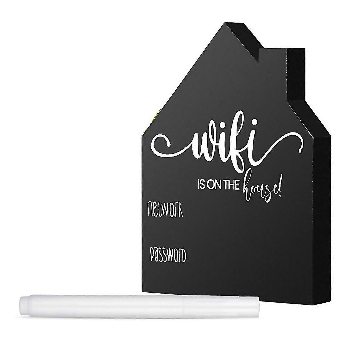 For Wooden Table Sign Wooden Freestanding Sign With Board Erasable Pen