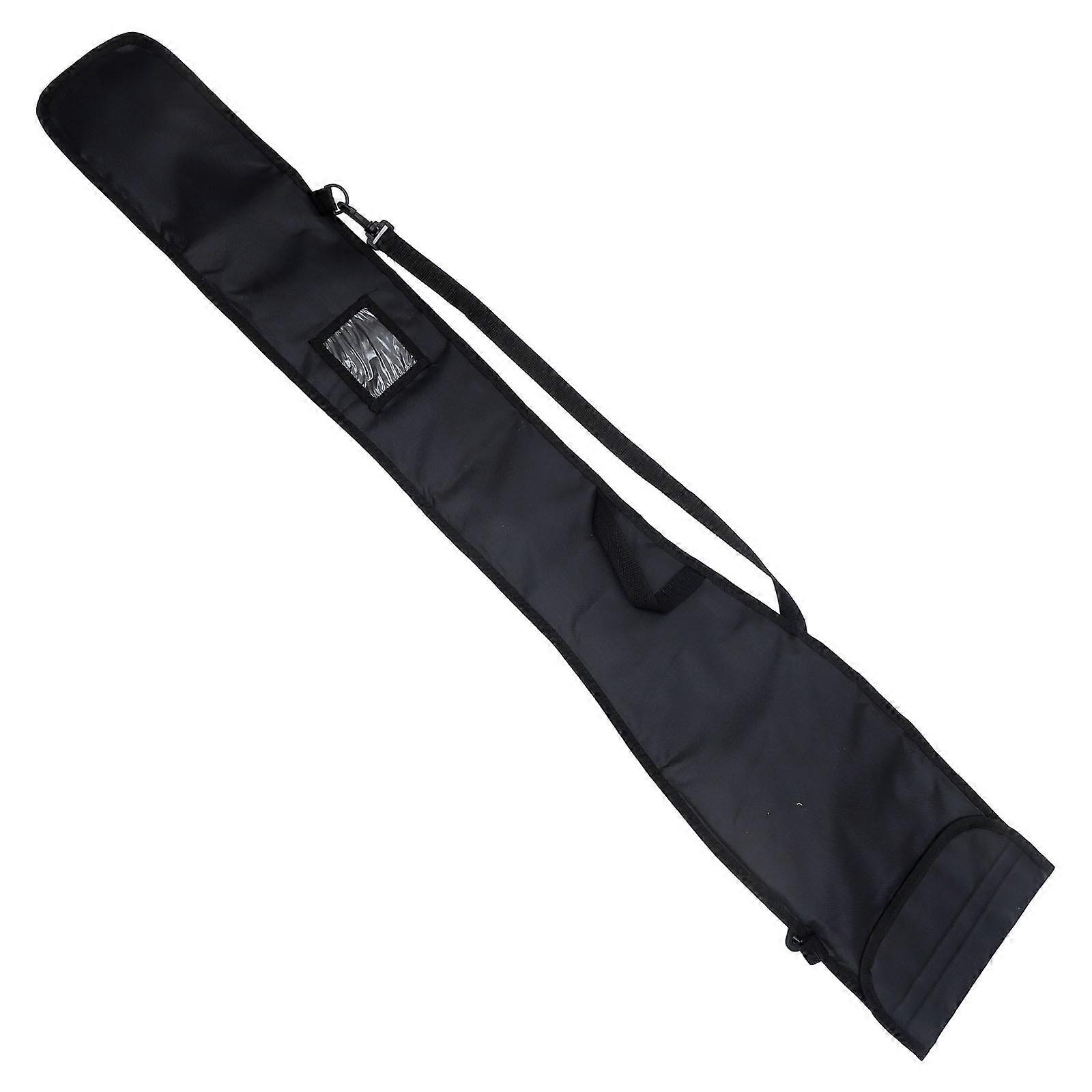 Portable Kayak Paddle Storage Pouch Made of Durable Oxford Cloth Black Color Lightweight Design