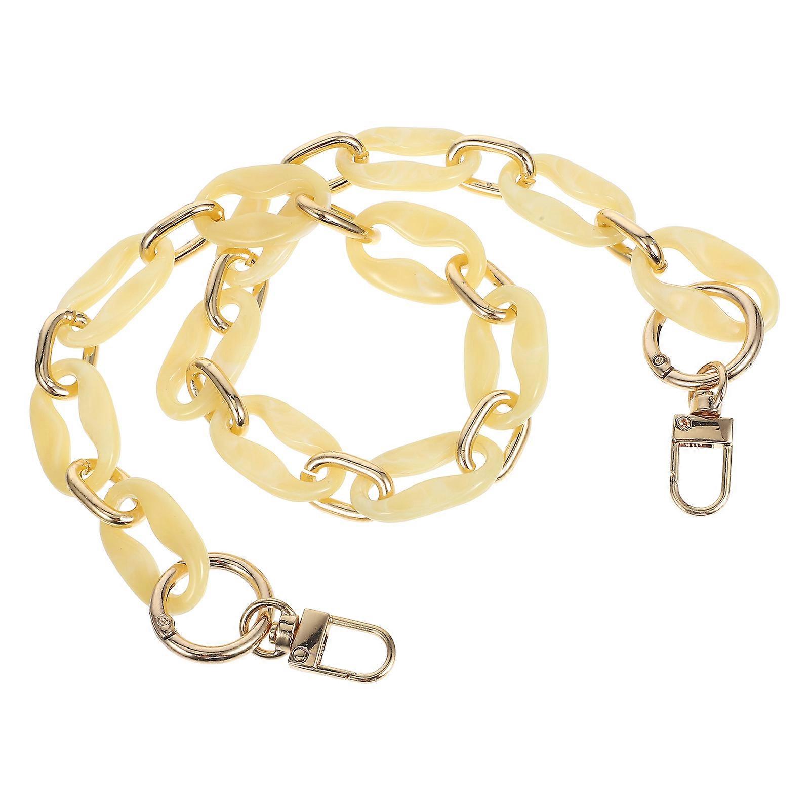 Chain For Purse Strap Bag Chain Acrylic Chain Stylish Acrylic Crossbody Chain Strap Purse Chain For Bag Replacement, Diy Handbag Making Chain