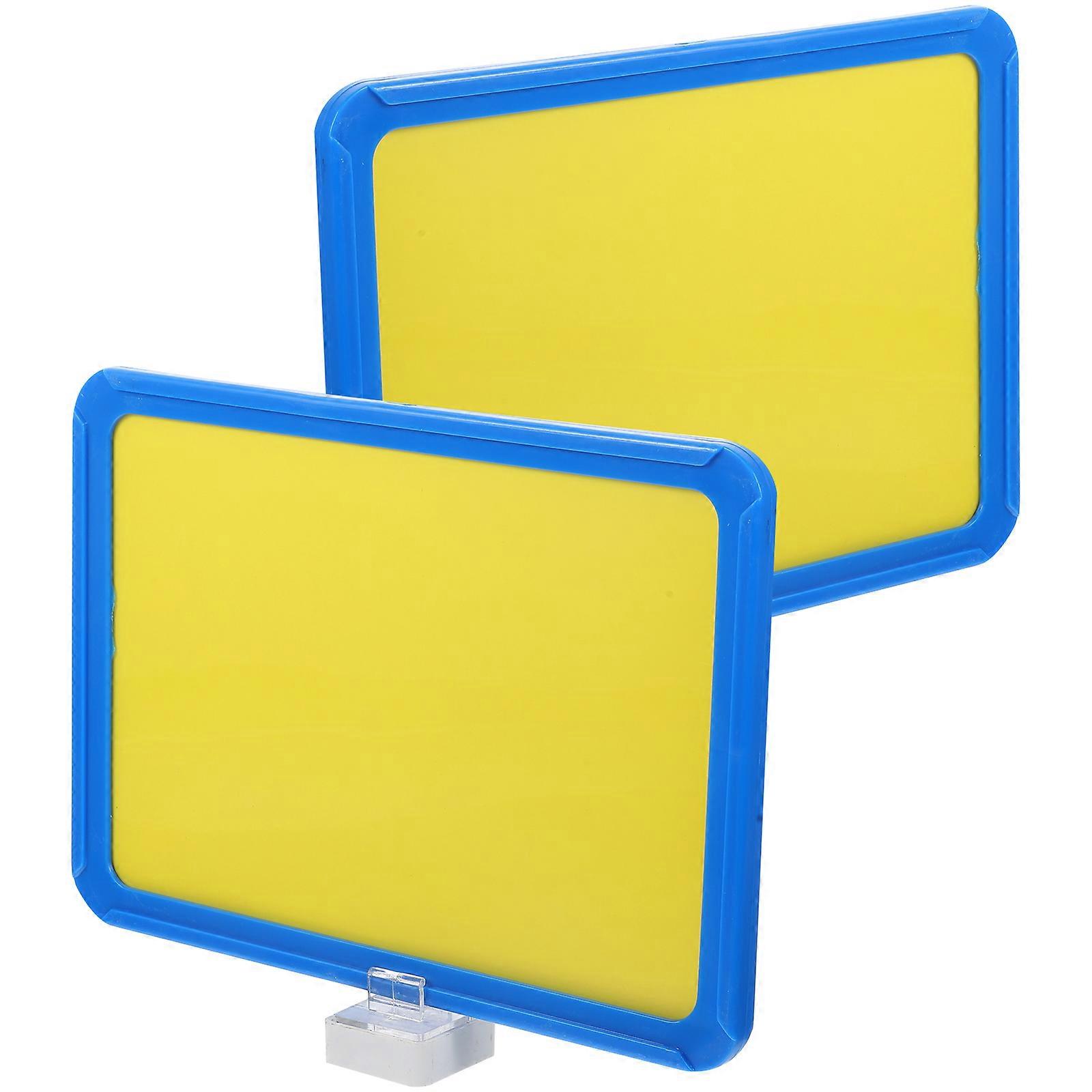 Reusable Shelf Indicator Signs For Business Owners 22X15.5Cm Magnetic Price Display 2Set