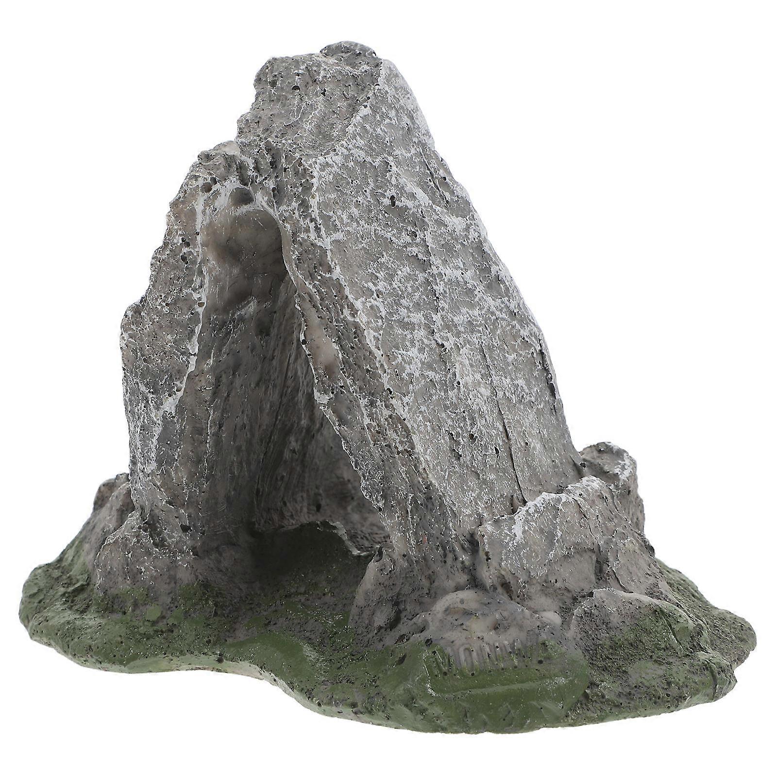 Sturdy Resin Reptile Hideout Cave Aquarium and Terrarium Decor for Turtles, Geckos, and Aquatic Animals – Natural Habitat Simulation