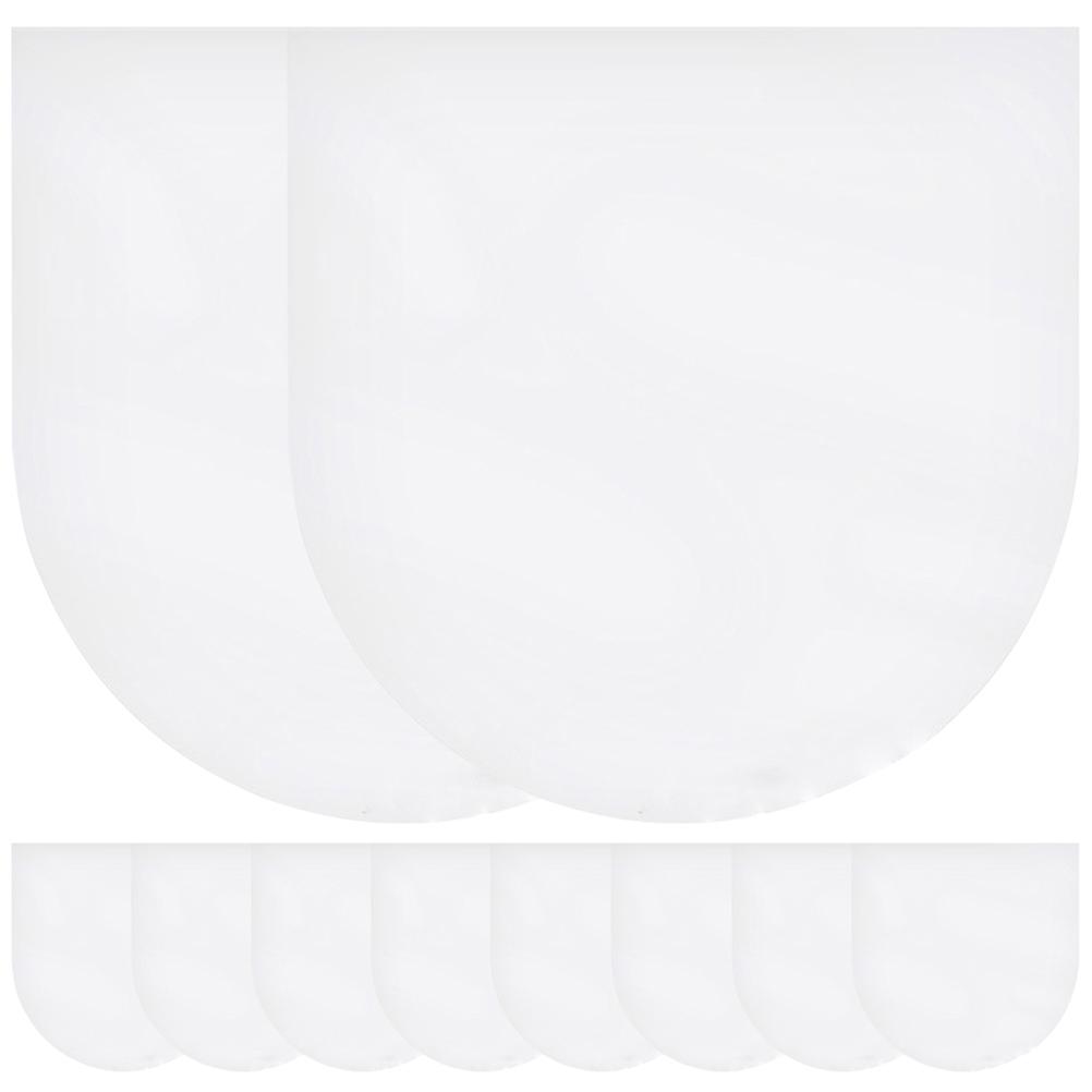 Protective Vinyl Record Pouches with Antistatic Function for Safe Storage Use White PE PP 100pcs