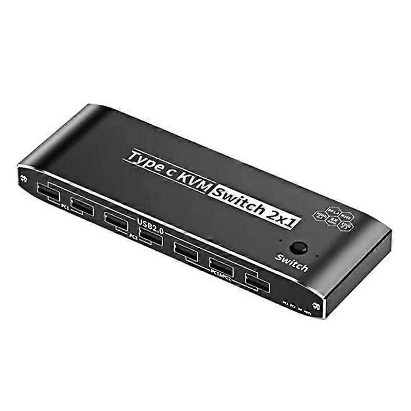 KVM Switcher 7 USB 2.0 Ports Docking Station K8