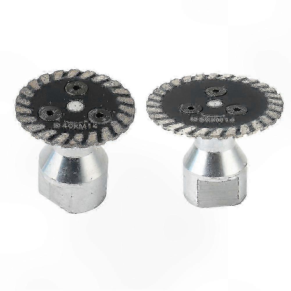 Diamond Saw Blade for Marble and Concrete, M14 Mount, Removable Flange, Wet/Dry Use, Hot Pressed Sintering Technology