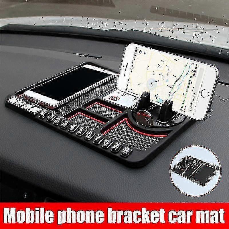 Anti-Slip Dashboard Mat for GPS and Mobile Phone Storage Pad Accessory Organizer Non-Skid Vehicle Essential