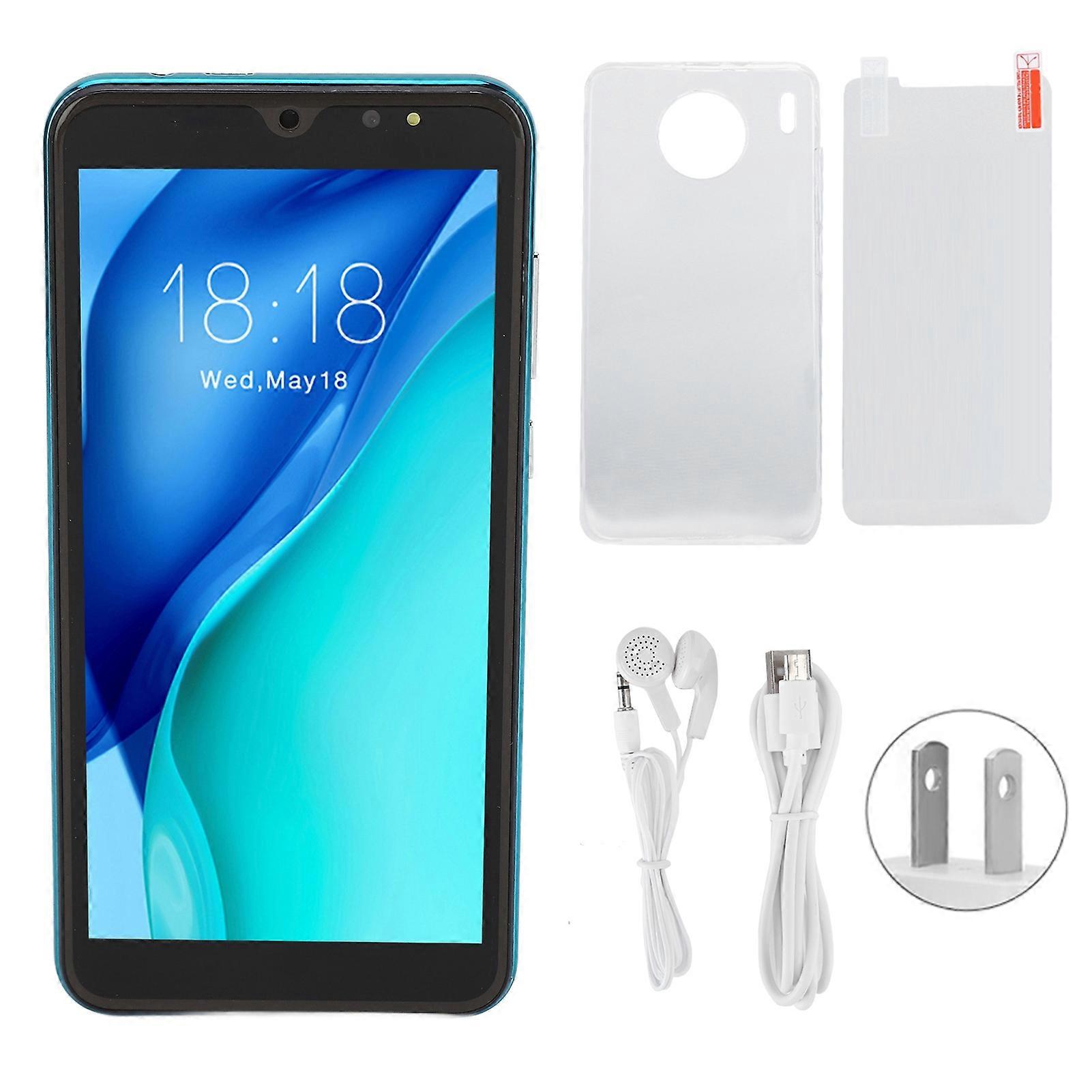 M30PLUS 5.72" 3G Smartphone - AI Camera, Dual SIM, Android, Blue, US Version