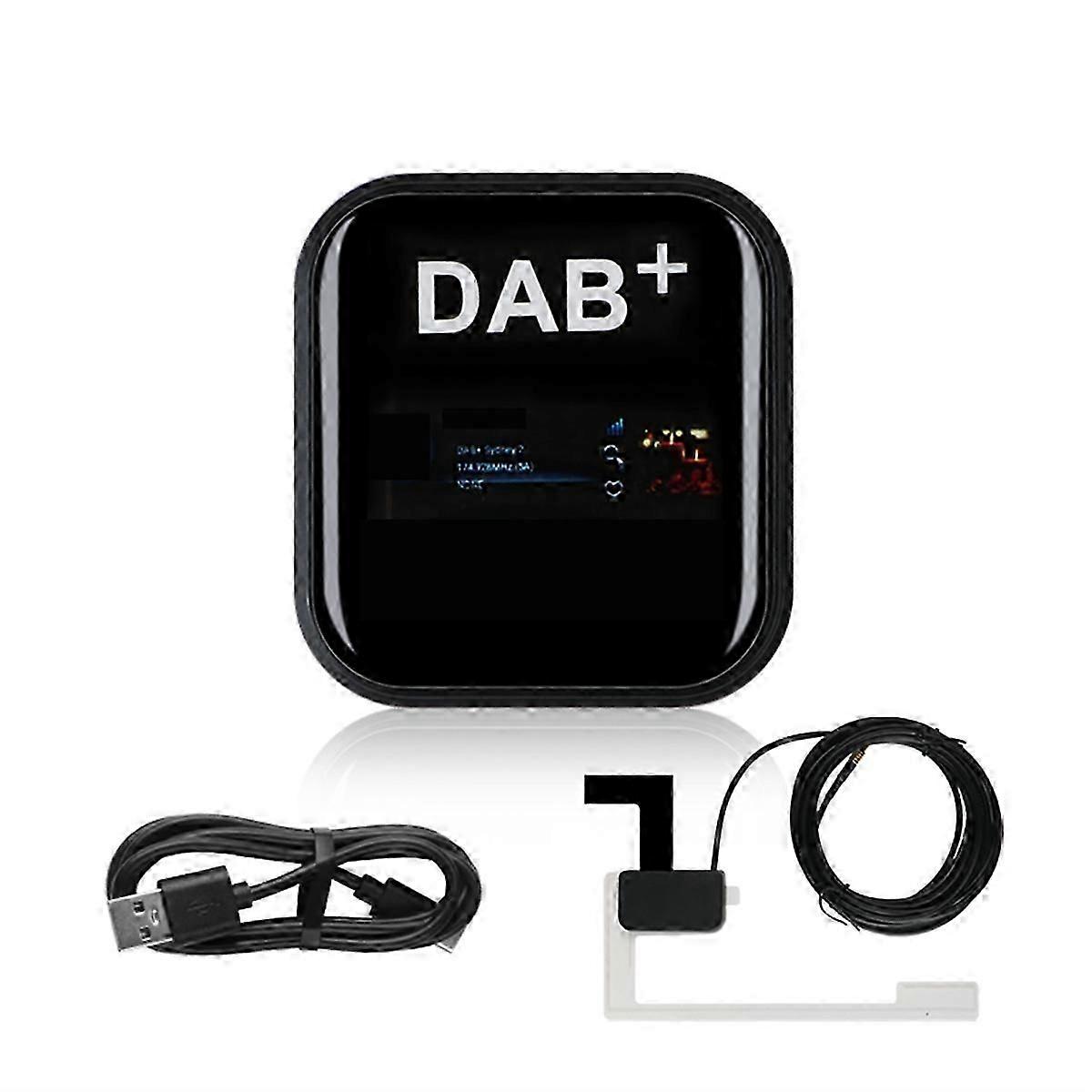 DAB+ Antenna for Android Car Radio with USB Adapter GPS Stereo DAB Receiver Player for Europe Univer