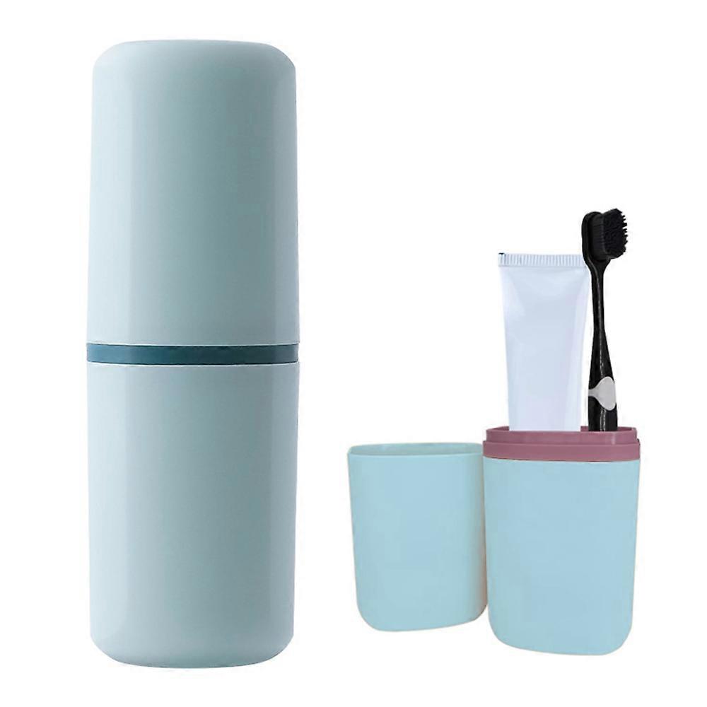 Portable travel toothbrush holder