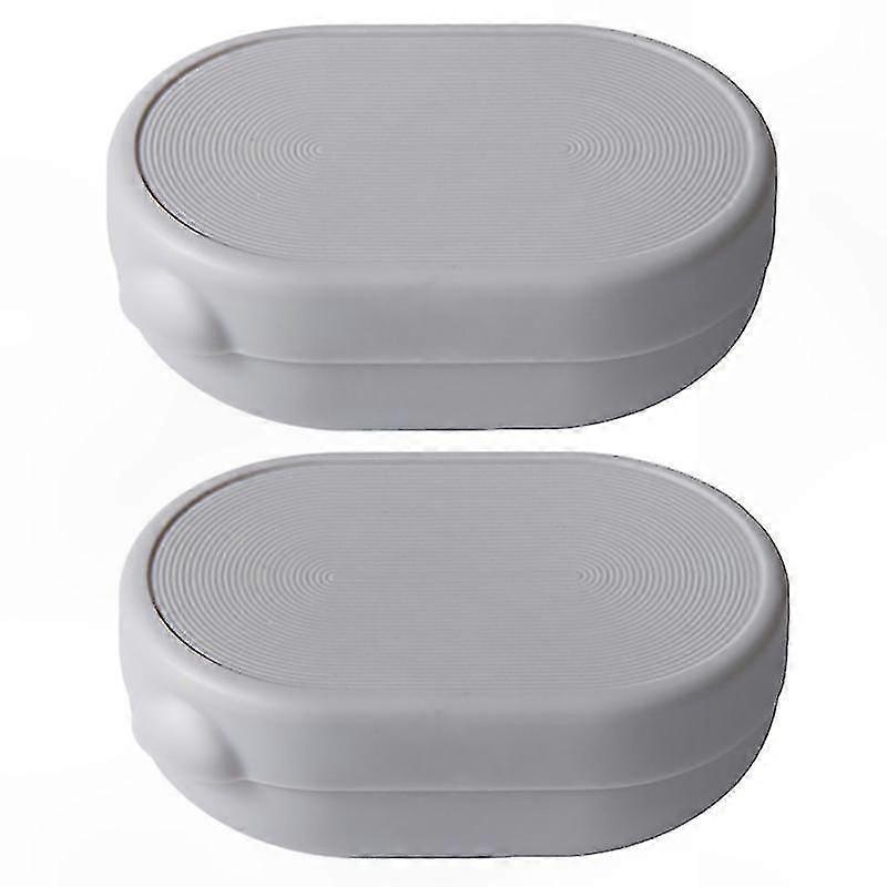 2-Pack Soap Dish with Drainage System