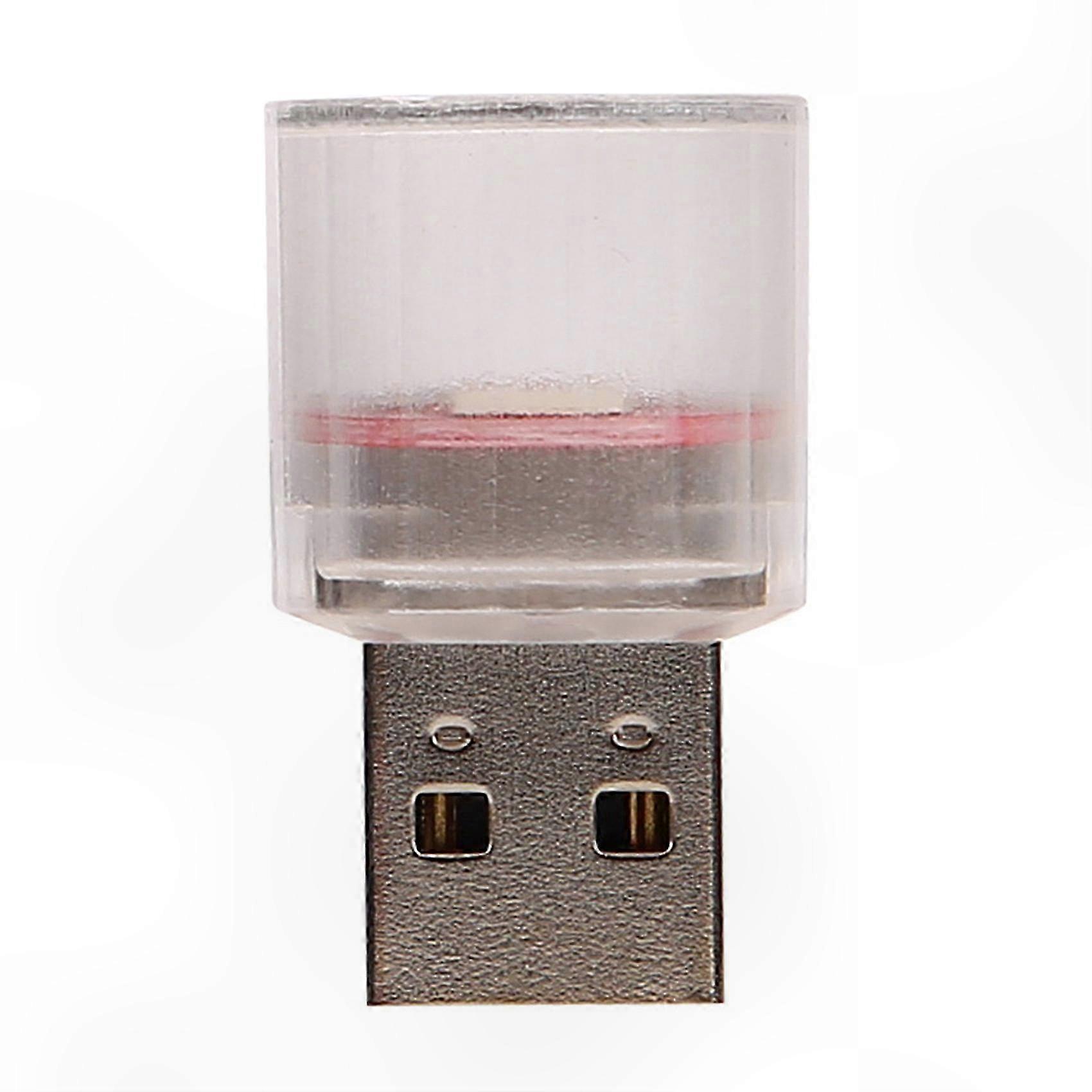 7 Color Mini USB Light LED Modeling Car RV Ambient Light Neon Interior USB Plug Lamp Computer Mobile Power Night Light B