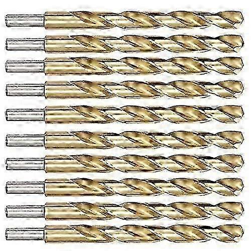 10pcs, 15/32 ', Titanium Drill Bits Hr