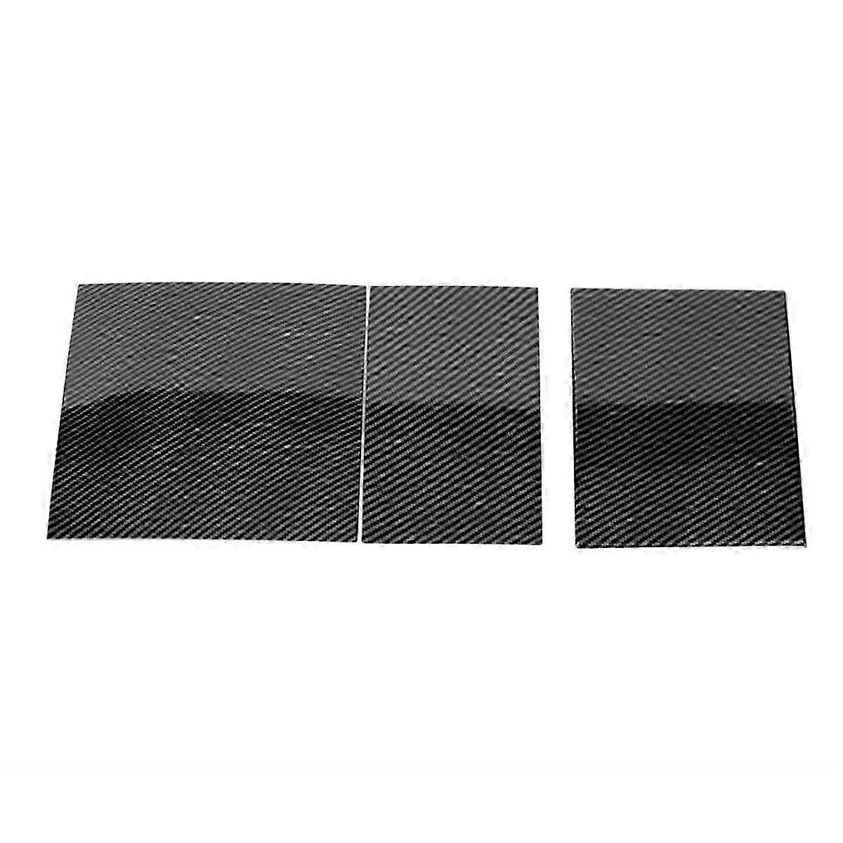 Kit de couverture de console centrale pour Tesla Model 3 2024 Accessoire de protection en fibre de carbone