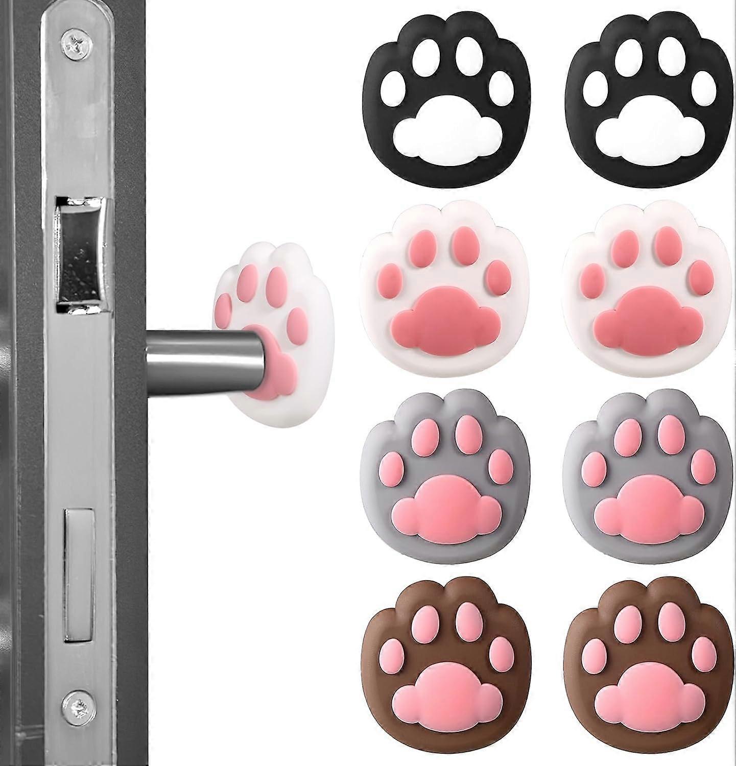 8Pcs Door Stopper Wall Protector, Silicone Door Knob Wall Protector
