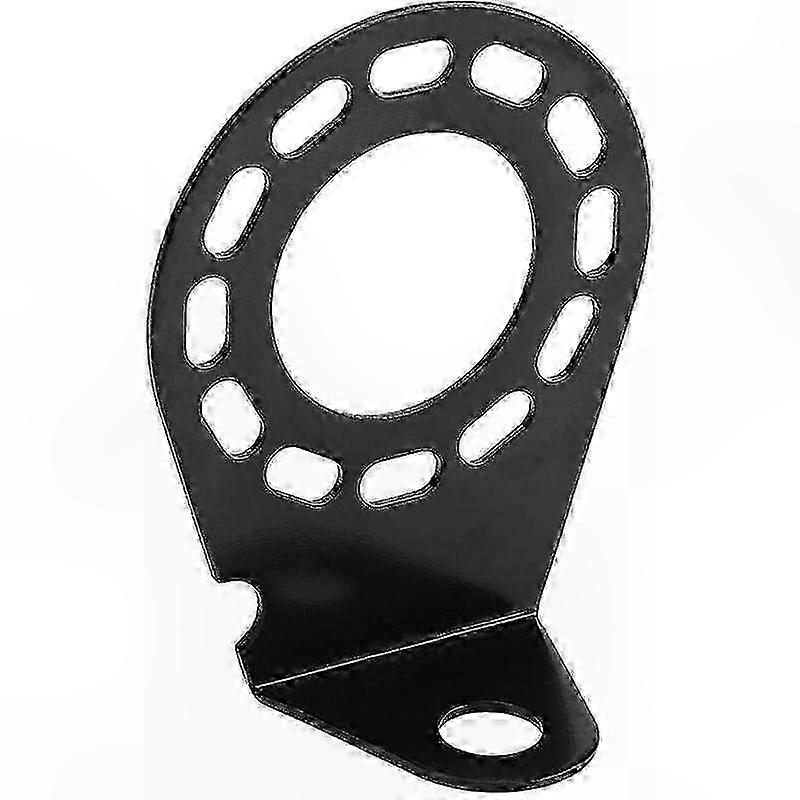 Trailer Socket Mounting Bracket, Durable Metal Holder for 7 Pin and 13 Pin Connector Sockets, Black Finish