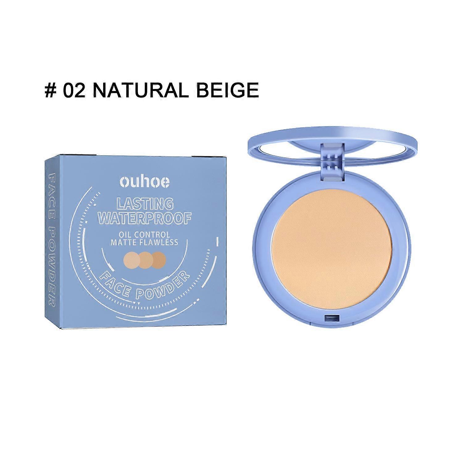 1-6PCS OUHOE 8g Face Setting Powder Long Lasting Oil Control with Niacinamide Lavender Extract - Nat